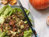 Quinoa aux légumes d’automne et à la sauce yakitori
