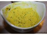 Beurre parfumé au curry, coriandre et citron