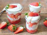 Tiramisu fraises vanille