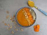 Soupe froide carottes, cacahuète et orange