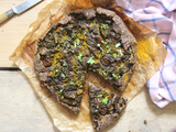 Tarte rustique champignons-curry