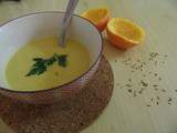 Soupe de fenouil rôti aux épices et à l'orange par Nina
