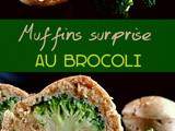 Envie de muffins surprise au brocoli (vegan)