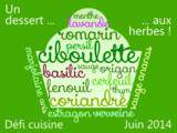 Verrines Framboises-Origan Défi cuisine Juin 2014