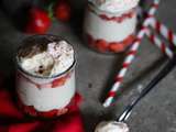 Tiramisu aux fraises de Christophe Felder (été, dessert, pâtisserie, mascarpone, entremets, biscuit cuillère)