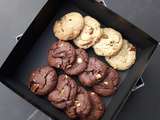 Cookies Double Choc/3 noix {Vegan}