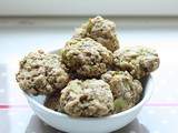 Cookies sarrasin, noisette et rhubarbe [vegan]