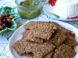 Crackers au sarrasin, seigle et graines