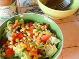 Simple et rapide : salade d’été et sa vinaigrette aux arachides
