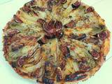 Tarte aux endives, poires et figues (Chicory, pears and figs tart)
