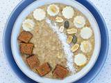Porridge aux dattes et poires (vegan)