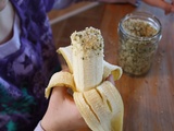 Banane et graines de chanvre... si simple et si bon