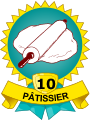 Pâtissier - 10 pâtisseries
