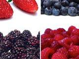 Confiture aux quatre fruits (fraise, framboise, mûre, bleuet)
