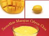 Smoothie Mangue, Citron et Graines de Chia