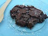 Brownie fondant sans oeuf et sans gluten à la noix de coco (vegan)