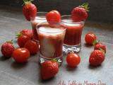 Panna cotta tomates fraises Vanille ou Des légumes pour le dessert