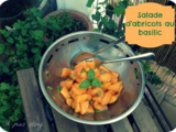 Salade d'abricots au basilic