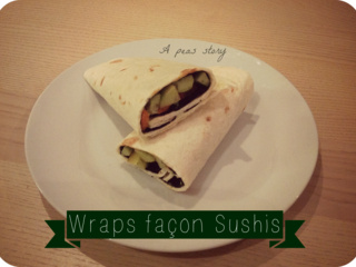 Wraps façon Sushis