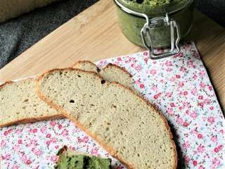 Tartinade aux épinards-pois cassés { sans gluten, sans lait, sans oeufs}