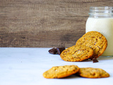 Cookies aux pépites de chocolat et fleur de sel (vegan)