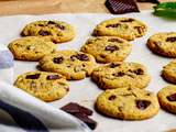 Cookies aux pépites de chocolat - vegan et sans gluten