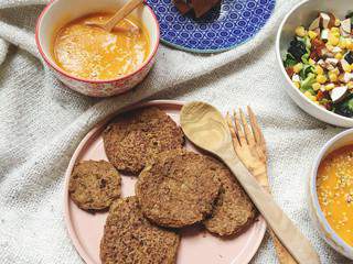 Steaks de Lentilles Vertes – Vegan