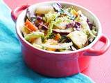 Salade aux 9 légumes et sa sauce épicée au jus d’agrumes