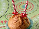 Muffins coco, flocons d’avoine & rhum raisin {happy birthday mon petit blog}
