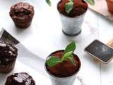 Muffins triple chocolat et beurre de cacahuète {Concours Michel Cluizel inside}