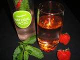 Eau aromatisée fraise/menthe ( detox water )