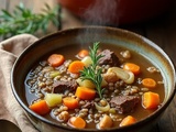 Cozy Homemade Beef & Barley Soup Recipe