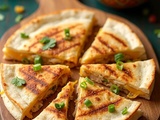 Fire-Grilled Cheesy Chicken Quesadilla Recipe