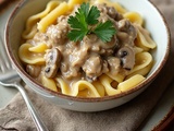 Homemade Ground Beef Stroganoff Recipe