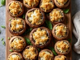 Savory Italian-Style Stuffed Mushrooms Recipe