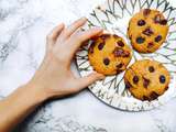 Flash : cookies healthy au chocolat et aux raisins secs (vegan)