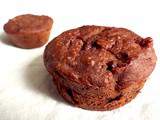 Flash: muffins vegan et healthy chocolat-cerises