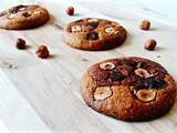 Pâques : cookies bicolores choco-noisette (vegan)