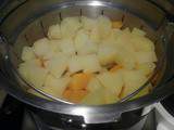 Purée de pommes de terre et courge butternut