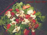 Salade épinards & fraises & chèvre - ChezCachou