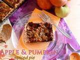 Apple & Pumpkin Spiced Pie { Tarte pommes & potiron légèrement épicée } - Foodista Challenge #2