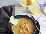 Avgolemono, soupe grecque au citron et au riz