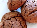 Biscuits  sablés moelleux   au chocolat { et leur déclinaison en verrine framboises sur chantilly }