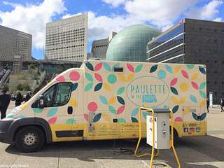 { Bonnes adresses - Paris } Paulette in the Truck, food truck de wraps vegan et petites douceurs