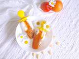 Esquimaux abricot et crème d'amandes (vegan, sans lactose)