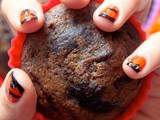 Muffins marbrés potiron & chocolat { et nail-art d'Halloween by Patou }