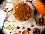 Pancakes d'automne au potiron, épices et pourquoi pas quelques pépites de chocolat {Pumpkin spiced pancakes}