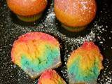 Rainbow Muffins  [ 1er anniversaire du blog ]
