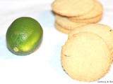 Biscuits sablés coco – citron vert