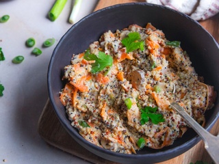 Quinoa crémeux à la moutarde
